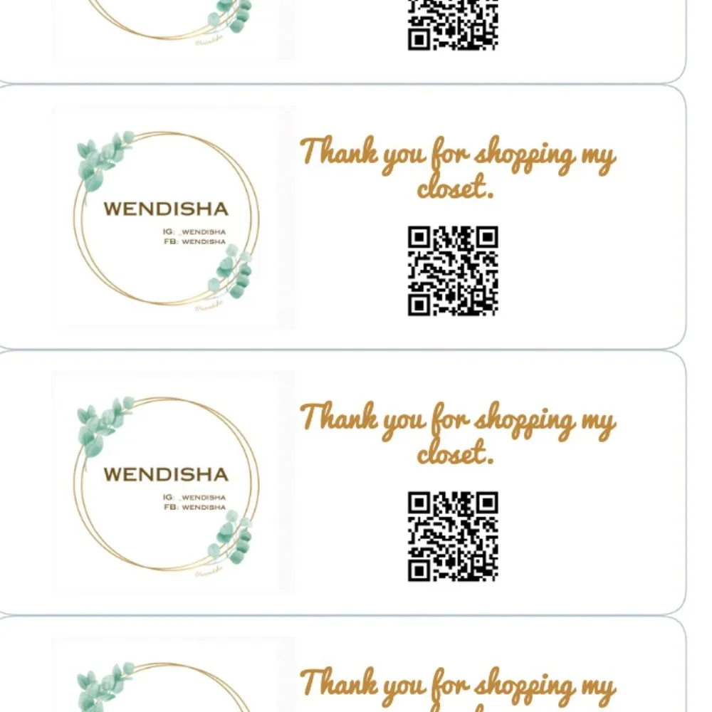 PERSONALIZED LABELS FOR SELLERS